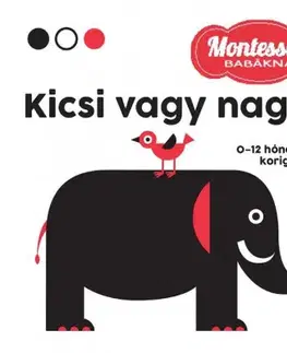 Leporelá, krabičky, puzzle knihy Kicsi vagy nagy? - Montessori babáknak