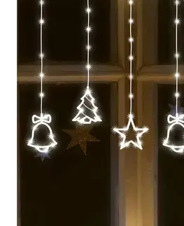 LED osvetlenie  LED vonkajšia svetelná reťaz 186xLED 7m IP44 studená biela 5004239