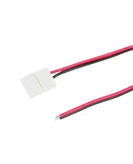Predlžovacie káble  Flexibilný jednostranný konektor pre 2pinové LED pásiky 8 mm 302601