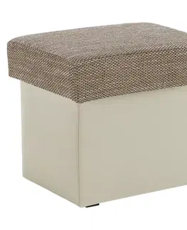 Taburetky NABBI T2 taburetka cappuccino / béžová