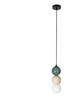 Svietidlá MAXLIGHT P0665 - Závesné svietidlo na lanku ALICE 1xG9/7W/230V priemer 10 cm čierna P0665