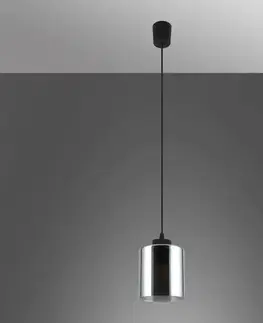 Lampy do obývačky Luster SIERRA 11717 MM BLACK 1XE27