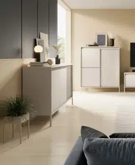 Nábytok do obývačky ArtLas Komoda SPIRIT 3D | béžová