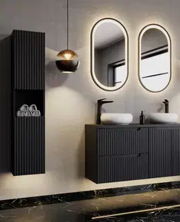 Príslušenstvo ArtCom Doska pod umývadlo NOVA Black | čierna Typ: Doska 80 cm / 89-80
