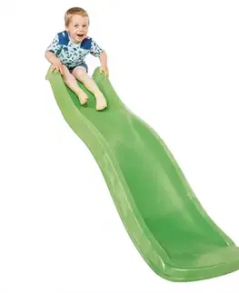 Detské ihriská Šmýkačka 90 svetlozelená