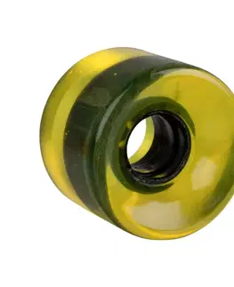 Skate kolieska Priehľadné koliesko na pennyboard 60*45 mm žltá