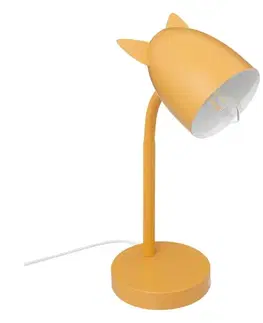 Lampy Atmosphera - Detská stolná lampa OREILLES 1xE14/40W/230V žltá 158756F