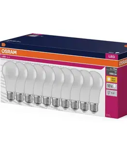 LED osvetlenie Sada 10x LED žiarovka CLASSIC A75 E27/10W/230V 2700K - Osram 4099854808098