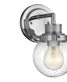 Svietidlá Elstead Quintiesse QN-POPPY1-PC-BATH-Kúpeľňové nástenné svietidlo POPPY 1xE27/60W/230V IP44 lesklý chróm QN-POPPY1-PC-BATH