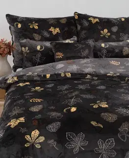 Obliečky MKLozkoviny.sk Obliečky mikroplyš Exclusive – Jesenná elegancia - 140 × 200 cm - 70 x 90 cm