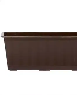 Záhrada Kvetináč balkónový Agro IS800 R222 hnedý