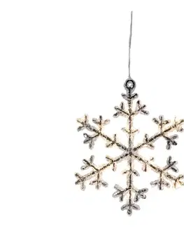 Vianočné dekorácie Eglo 410791 - LED Vianočná dekorácia ICY 16xLED/0,064W/3xAA 410791