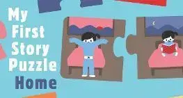Leporelá, krabičky, puzzle knihy My First Story Puzzle Home - Kanae Sato