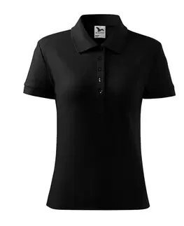 Pánske tričká MALFINI Dámska polokošeľa Cotton čierna XS