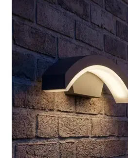 Svietidlá BRILAGI - LED Vonkajšie nástenné svietidlo ARCELO LED/8W/230V IP54 BRZ1107-AN