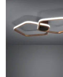 Svietidlá Eglo 390506 - LED stmievateľné stropné svietidlo ESTRELLA LED/20W/230V v mosadznom prevedení, s diaľkovým ovládaním 390506