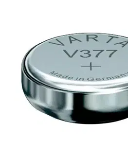 Predlžovacie káble Varta 3771 - 1 ks Striebrooxidová gombíková batéria V377 1,5V 377101111