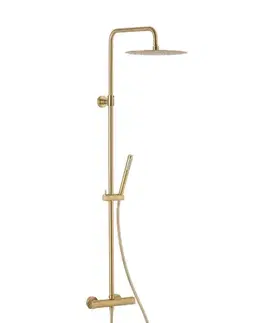 Kúpeľňové batérie KFA - Sprchová batéria MOZA PREMIUM, termostatická so sprchovým stĺpom (LONGER BAR) 5736-921-31