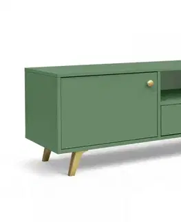 TV stolíky ArtStol TV stolík SIENA | zelená