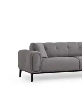 Pohovky a gauče Trojmiestna rozkladacia pohovka Athena 3 Seater - Light Grey