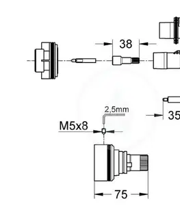Kúpeľňové batérie Ostatní - extension / predlžovací set G47780000