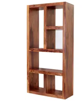 Knižnice Knižnica Gani 90x180x35 z indického masívu palisander