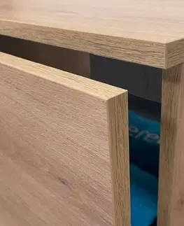 Kúpeľňový nábytok Mereo Ponte, kúpeľňová skrinka 70 cm, dub CN221S