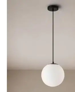 Svietidlá BRILAGI - Závesné svietidlo na lanku POLOS 1xE27/40W/230V pr. 20 cm čierna ALA-56931
