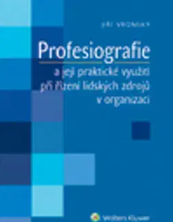 Manažment Profesiografie a její praktické využití - Jiří Vronský
