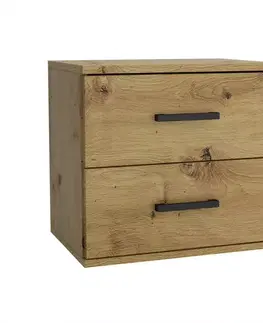 Všetky produkty Nočný stolík Goda II 2S artisan + čierna rukoväť