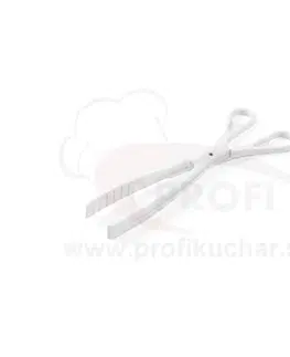 Kliešte HENDI Kliešte na šalát Hendi 29 cm / biele