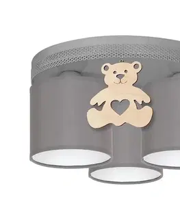 Svietidlá  Detské stropné svietidlo BEAR 3xE27/60W/230V MLP4963