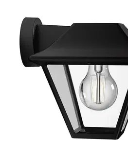 Svietidlá Philips 16495/30/PN - Vonkajšie nástenné svietidlo MYGARDEN ALPENGLOW E27/60W/230V 16495/30/PN