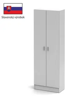 Botníky KONDELA Marina botníková skriňa biela