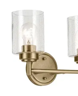 Svietidlá Elstead Kichler KL-WINSLOW-2W-NBR - Nástenná lampa WINSLOW 2xE27/60W/230V mosadz KL-WINSLOW-2W-NBR
