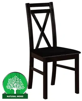 Drevené stoličky Stolička W114 čierna primo 8802