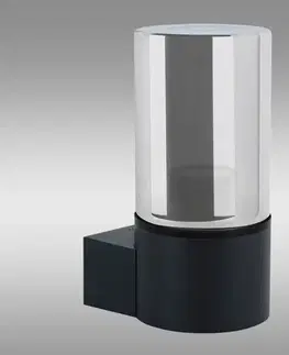 Vonkajšie moderné svietidlá Záhradná lampa Beryl 04598 E27 C BLA