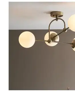Svietidlá Endon 90843 - Prisadený luster ONTARIO 4xE14/7W/230V mosadz 90843