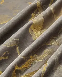 Metrážne závesy Závesový materiál KLOE VET427/3/210GSM sivá Tovar na mieru