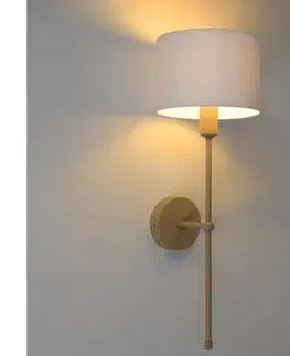 Svietidlá  Nástenné svietidlo MADELA 1xE14/40W/230V biele/béžové 0241