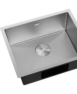 Kuchynské drezy MEXEN MEXEN - Trixo oceľový drez 1-bowl 540 x 440 mm, nerez HC 6414541000-01HC