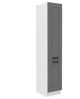 Kuchynské skrinky stojace Kuchynská skrinka Luna dustgrey/biela 40DK-210 2F