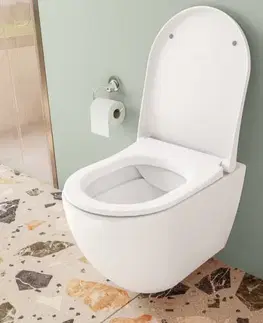 Záchody WC závesné VitrA S60 biele vrátane sedadla, zadný odpad 7510-003-6319 7510-003-6319