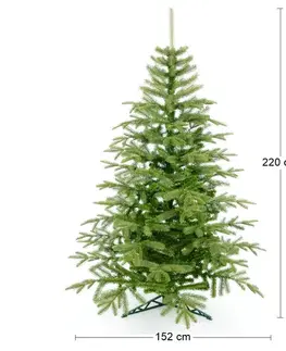 Vianočné stromčeky NABBI Christee 19 vianočný stromček 220 cm zelená
