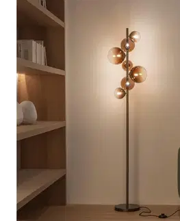 Lampy BRILAGI - LED stojacia lampa MILLA 7xG9/3W/230V hnedá/dymová hnedá 3010-7CC