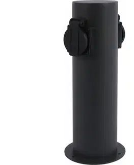 Záhradné lampy  Vonkajší zásuvkový stĺp 2Z ELEKTRI 230V IP44 327956