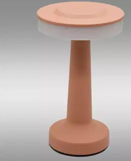 Lampy do obývačky Stolná lampa MARIA 49016 PINK USB LB1