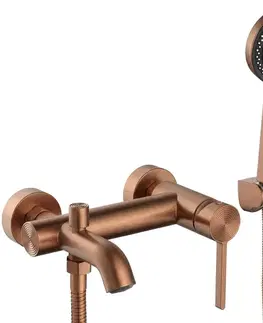 Kúpeľňové batérie REA - Vaňová batéria Foster Brush Copper REA-B6355