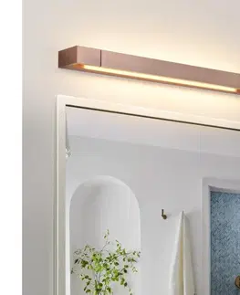 Kúpeľňové zrkadlá BRILAGI-LED Kúpeľňové osvetlenie zrkadla AQUA LINE LED/18W/230V 60 cm IP44 bronz BRI315