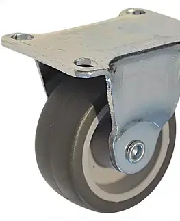 Príslušenstvo k nábytku Gumové nábytkové koleso 42 mm/15 kg pevne